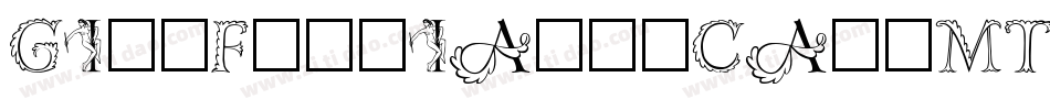GillFloriatedCapsMT-Alt字体转换