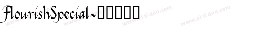 FlourishSpecial字体转换