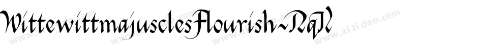 WittewittmajusclesFlourish-RqKE字体转换
