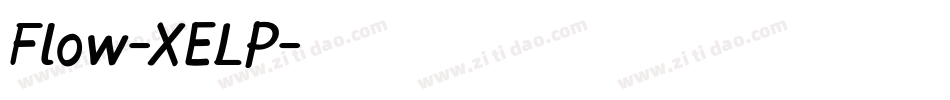 Flow-XELP字体转换