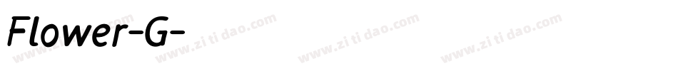 Flower-G字体转换