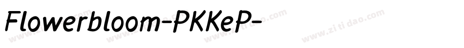 Flowerbloom-PKKeP字体转换