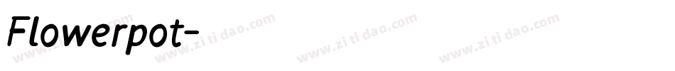Flowerpot字体转换
