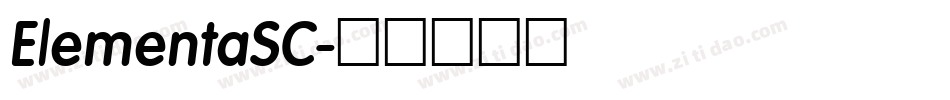 ElementaSC字体转换