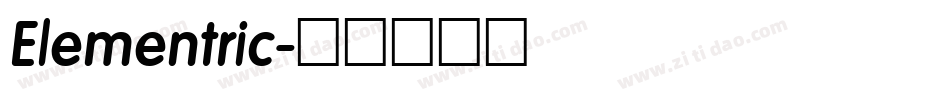 Elementric字体转换