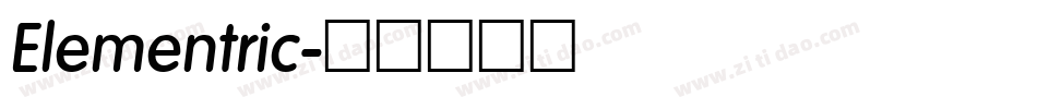 Elementric字体转换