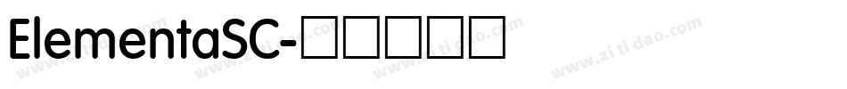 ElementaSC字体转换