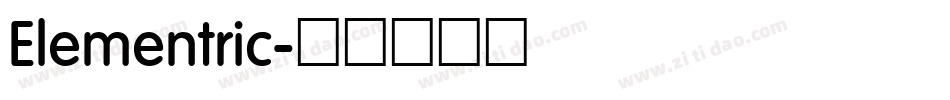 Elementric字体转换