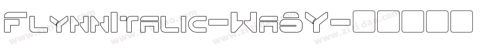 FlynnItalic-Wa8Y字体转换