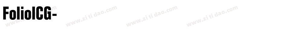 FolioICG字体转换