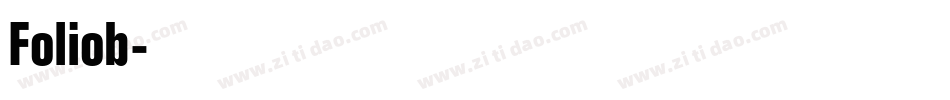 Foliob字体转换