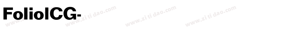FolioICG字体转换