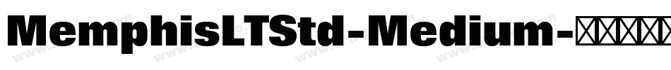 MemphisLTStd-Medium字体转换