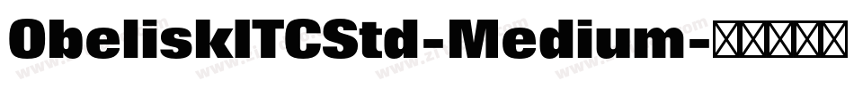 ObeliskITCStd-Medium字体转换