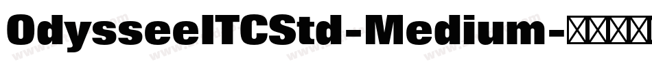 OdysseeITCStd-Medium字体转换