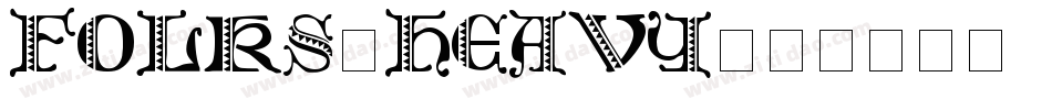 Folks-Heavy字体转换