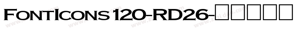 FontIcons120-RD26字体转换