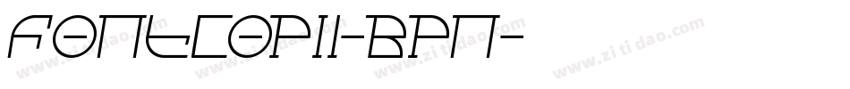 FontcopIi-Bpn字体转换