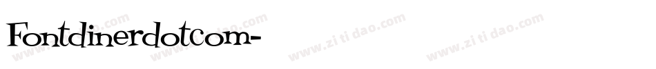 Fontdinerdotcom字体转换