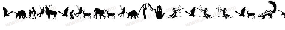 AfrikaWildlifeBMammals2-9MJj字体转换