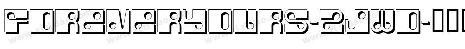 Foreveryours-2jwo字体转换