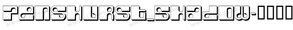 Penshurst_Shadow字体转换