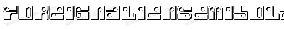 foreignaliensemibold字体转换