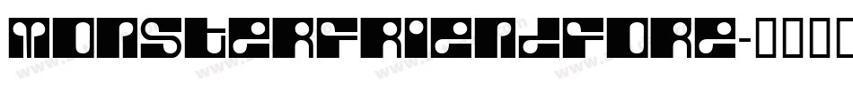 MonsterFriendFore字体转换