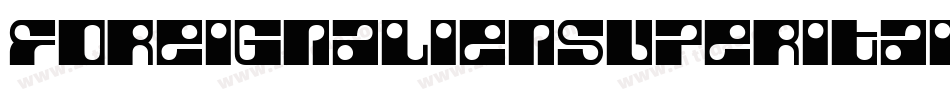 foreignaliensuperital字体转换