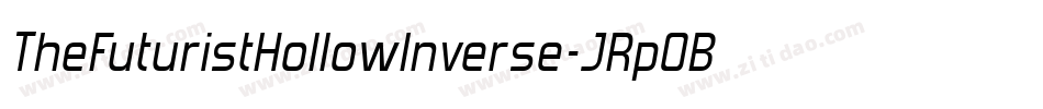 TheFuturistHollowInverse-JRpOB字体转换