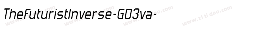 TheFuturistInverse-GO3va字体转换