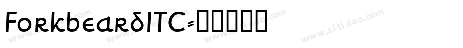 ForkbeardITC字体转换