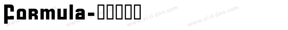 Formula字体转换