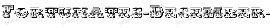 Fortunates-December-2字体转换
