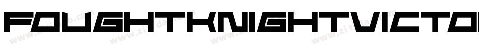 FoughtknightVictory-4VoK字体转换