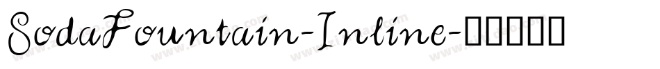 SodaFountain-Inline字体转换