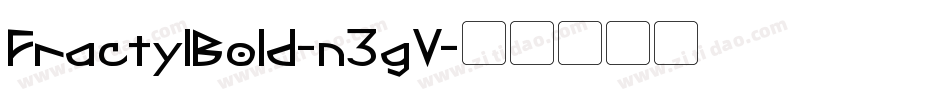 FractylBold-n3gV字体转换