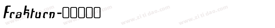 Frakturn字体转换