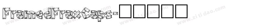 FramedFraxCaps字体转换