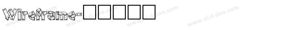 Wireframe字体转换