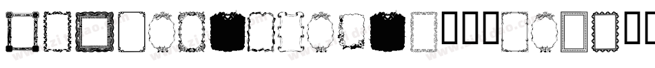 VintageFrames10-Xaqo字体转换