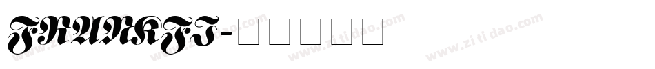 FRANKFI字体转换