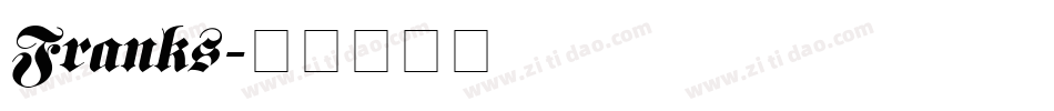 Franks字体转换