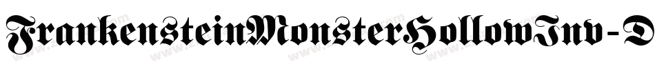 FrankensteinMonsterHollowInv-D4P0字体转换