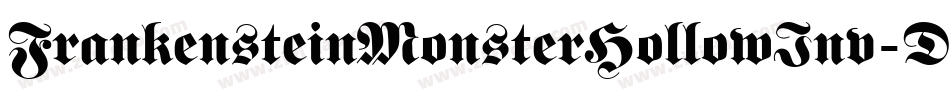 FrankensteinMonsterHollowInv-D4P0字体转换