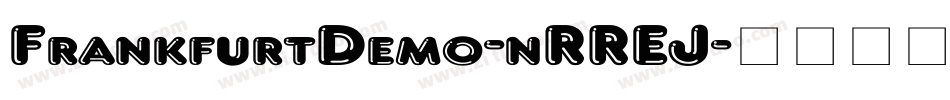 FrankfurtDemo-nRREJ字体转换