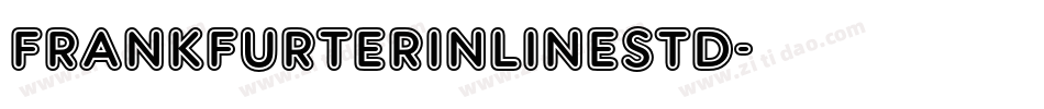 FrankfurterInlineStd字体转换