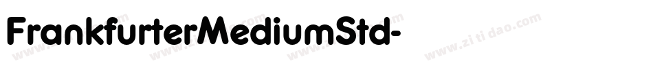 FrankfurterMediumStd字体转换
