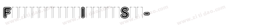 FrankfurterInlineStd字体转换