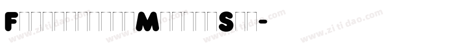 FrankfurterMediumStd字体转换